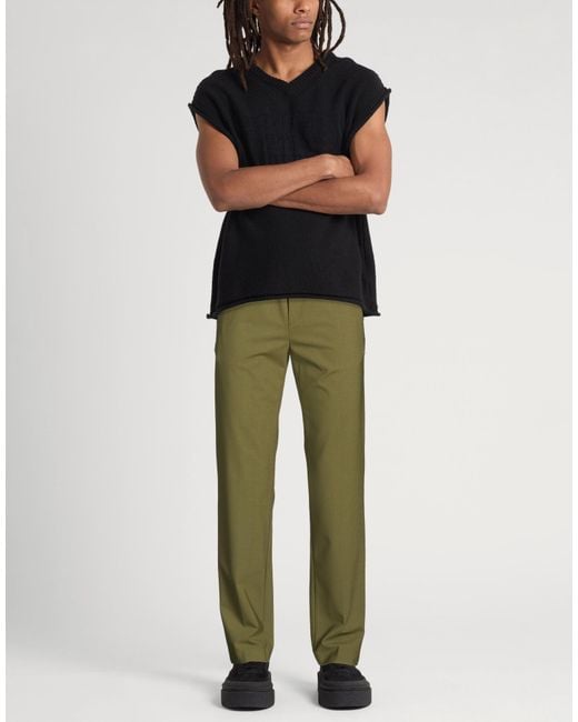 MSGM Green Pants for men