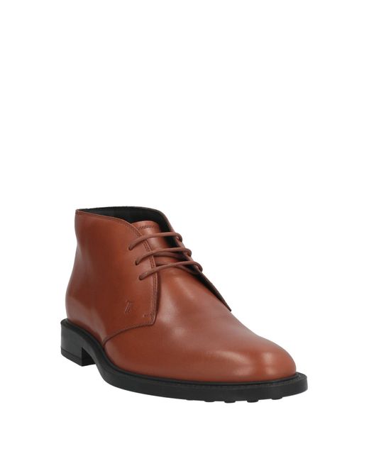 Tod's Brown Ankle Boots for men