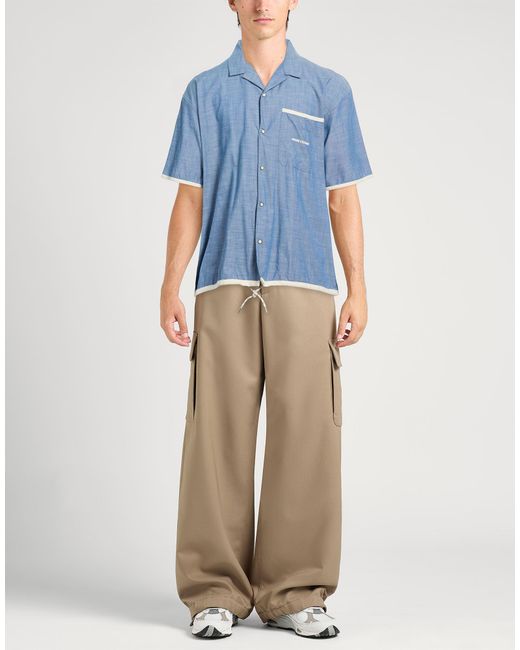 ARMANI EXCHANGE Blue Denim Shirt for men