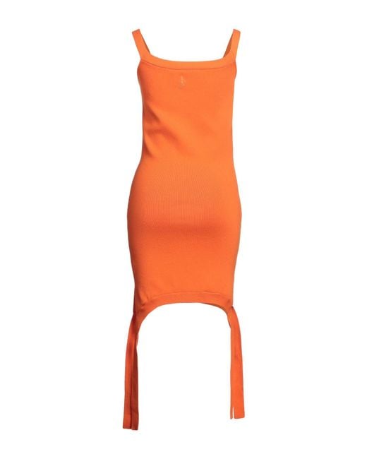 J.W. Anderson Orange Mini Dress