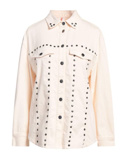 Camisa vaquera Kontatto de color Natural