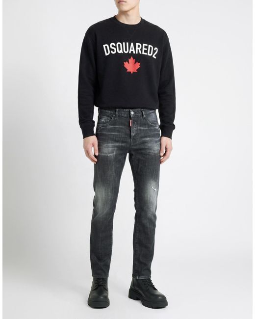 DSquared² Gray Jeans Cotton, Elastane for men