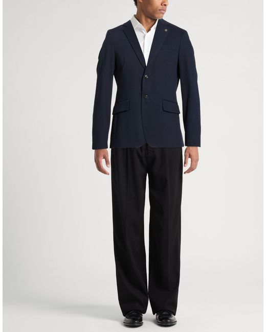 Officina 36 Blue Blazers for men