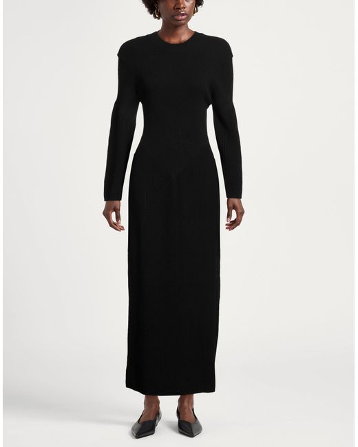 Staud Black Midi Dress