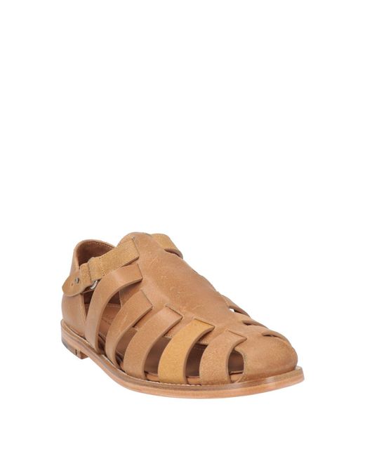 John Varvatos Brown Sandals for men