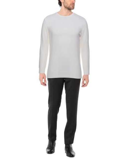 Kangra White Sweater for men