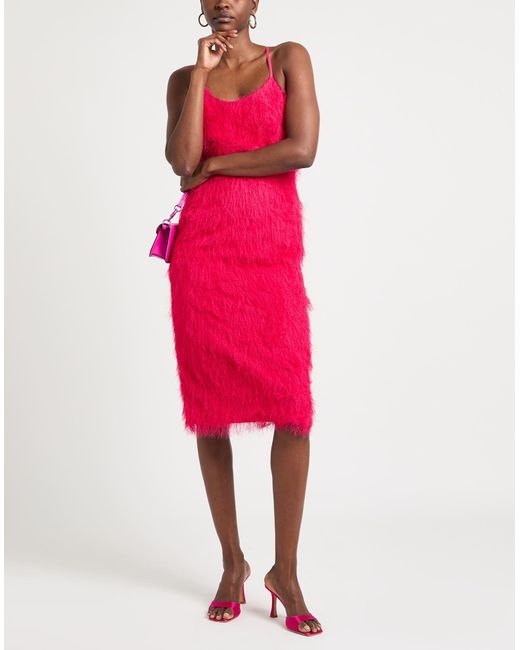 Twinset Red Midi Dress