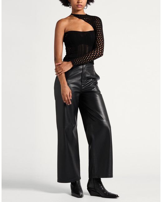 Roberta Einer Black Top Viscose, Polyethylene