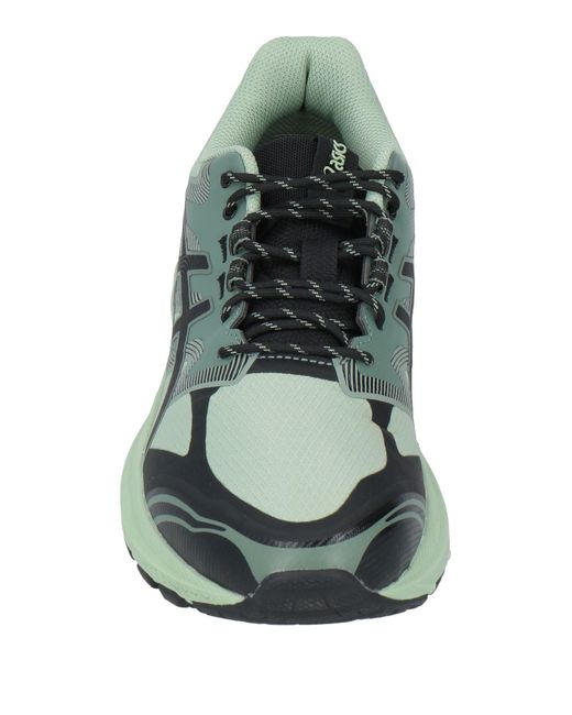 Asics Green Sneakers Textile Fibers for men