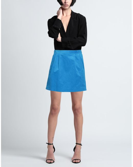 Jucca Blue Mini Skirt