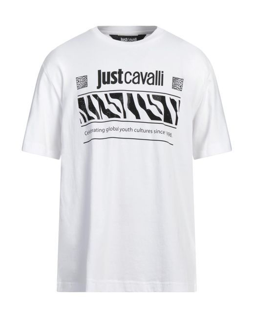 Just Cavalli White T-shirt for men