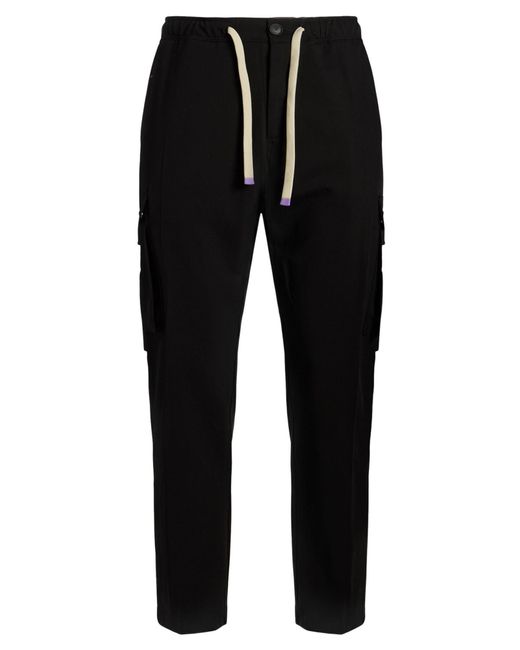 Emanuel Ungaro Black Pants Polyester, Viscose, Wool, Elastane for men