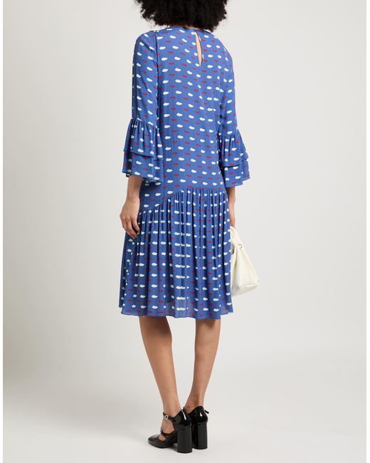 Vivetta Blue Midi-Kleid
