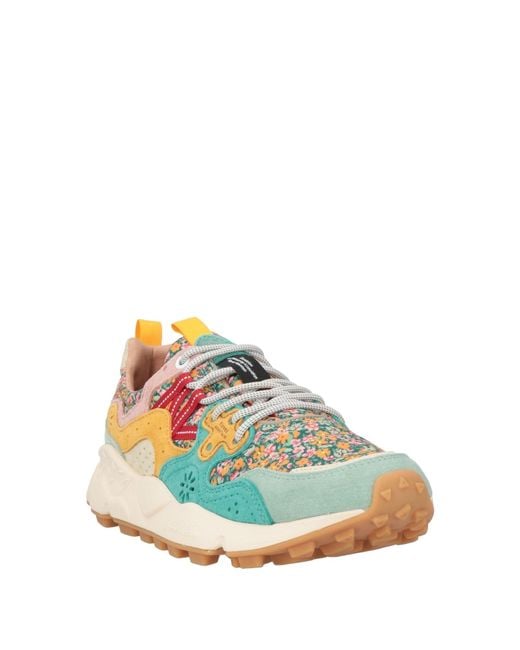 Flower Mountain Blue Trainers