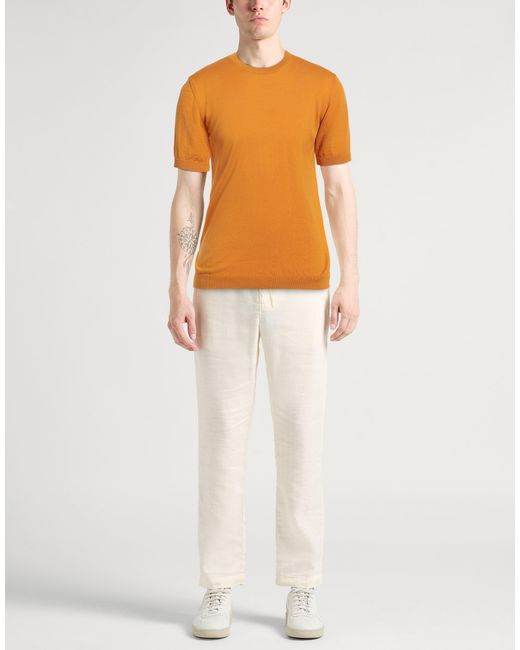 Tagliatore Orange Sweater for men