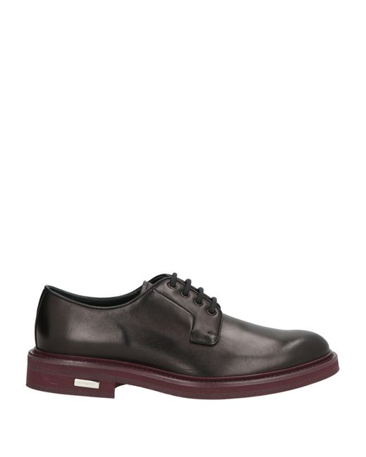Versace Brown Lace-up Shoes for men