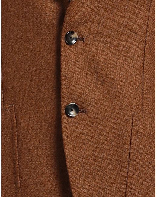 Sartoria Latorre Brown Blazer Wool for men