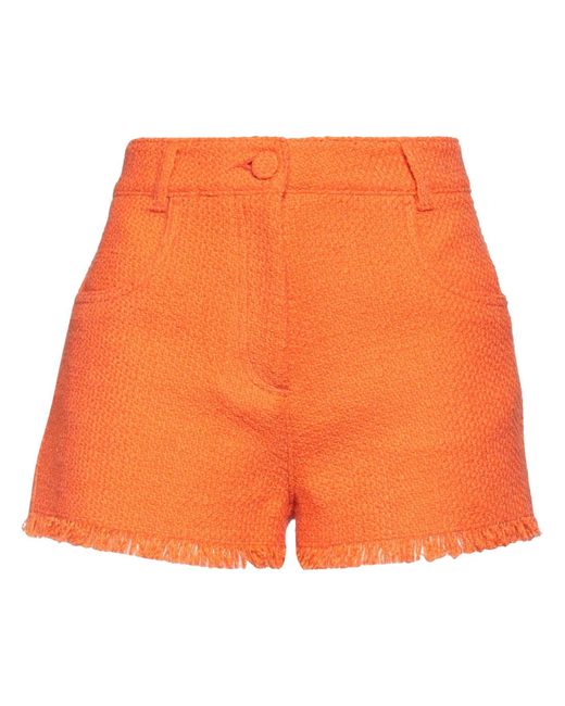 MSGM Orange Shorts & Bermuda Shorts