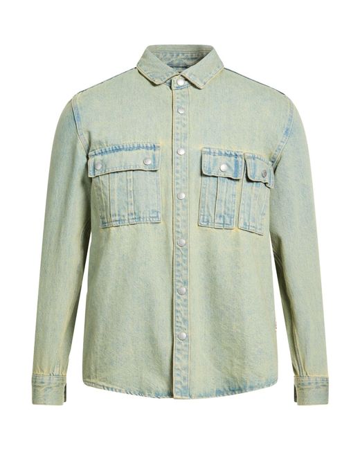 Berna Green Denim Outerwear for men