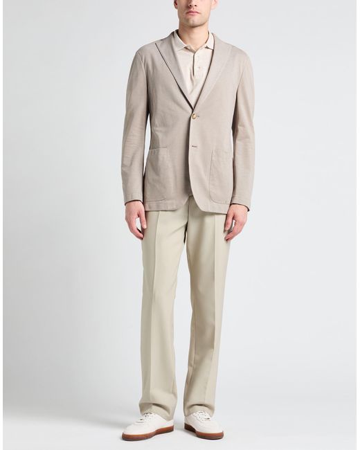 Boglioli Gray Blazer Cotton for men