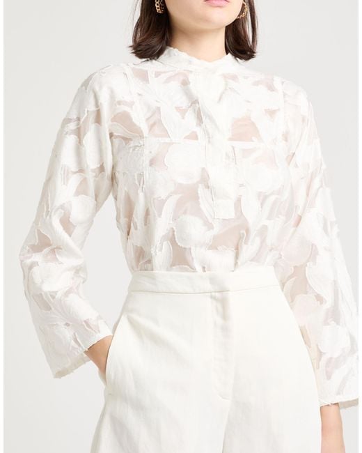Hache White Top Viscose, Polyamide