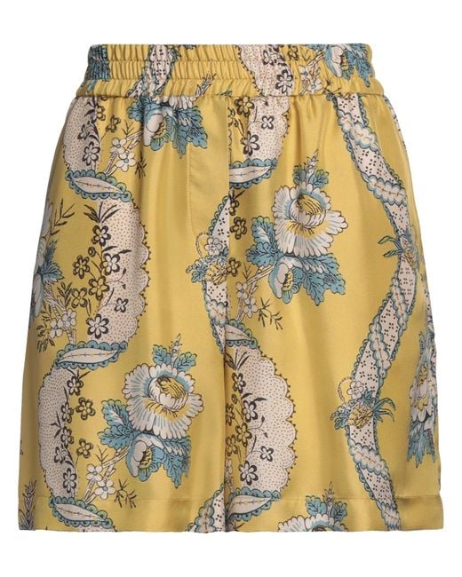 Weekend by Maxmara Metallic Shorts & Bermuda Shorts Silk