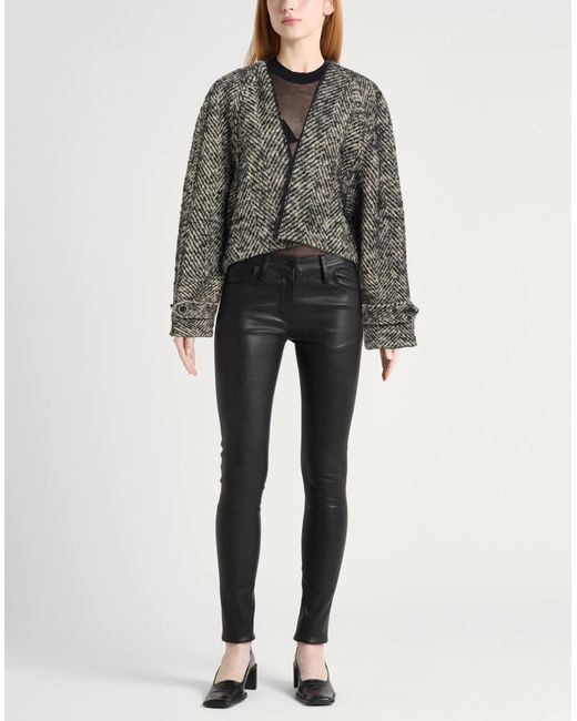 Uma Wang Gray Jacket Virgin Wool, Mohair Wool, Polyamide, Wool