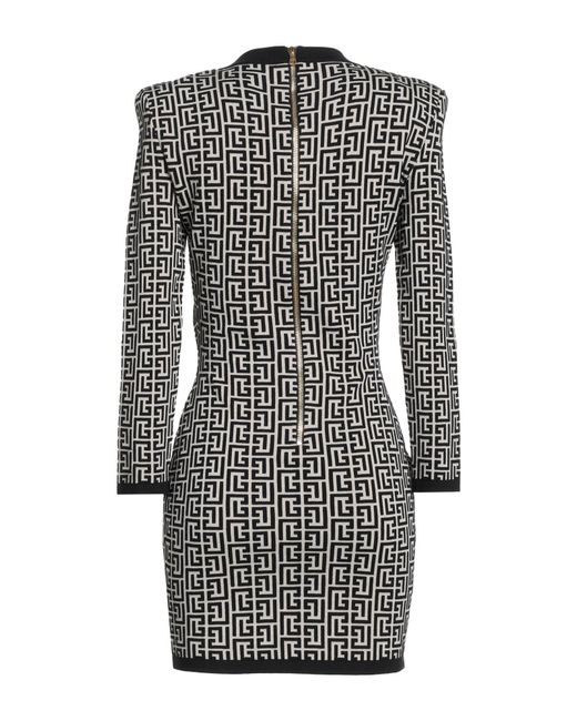 Balmain Black Mini Dress