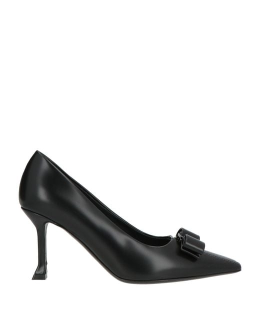 Ferragamo Black Pumps Lambskin