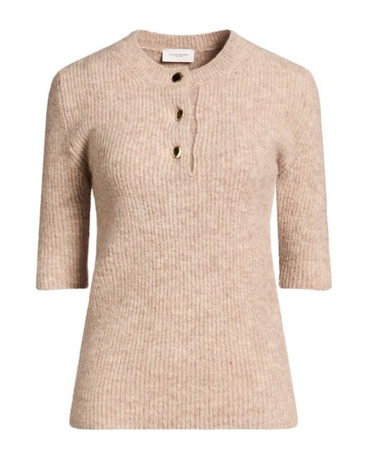Paolo Pecora Natural Sweater Alpaca Wool, Merino Wool, Polyamide, Elastane