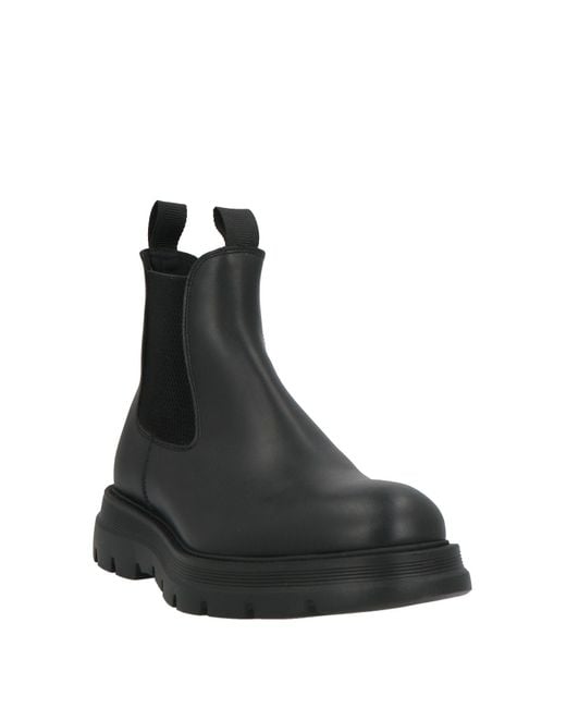 MICH SIMON Black Ankle Boots for men