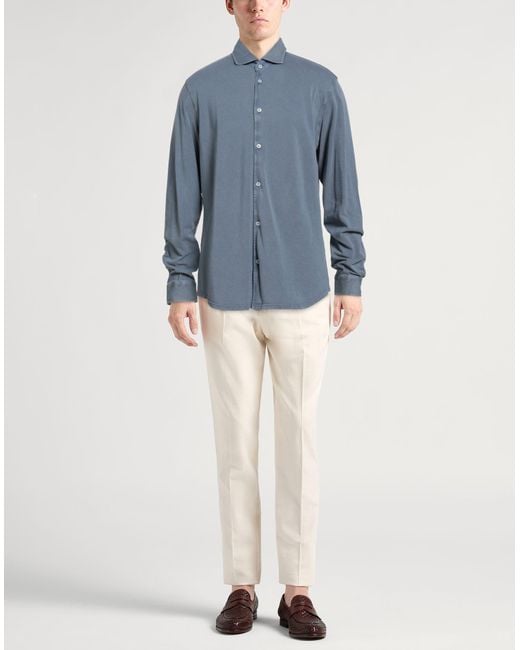 Camicia di Fedeli in Blue da Uomo