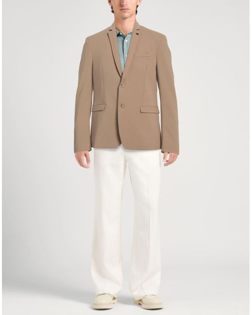 Patrizia Pepe Natural Blazer Polyester, Viscose, Elastane for men