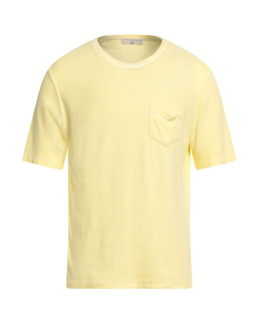 FILIPPO DE LAURENTIIS Yellow T-shirt for men