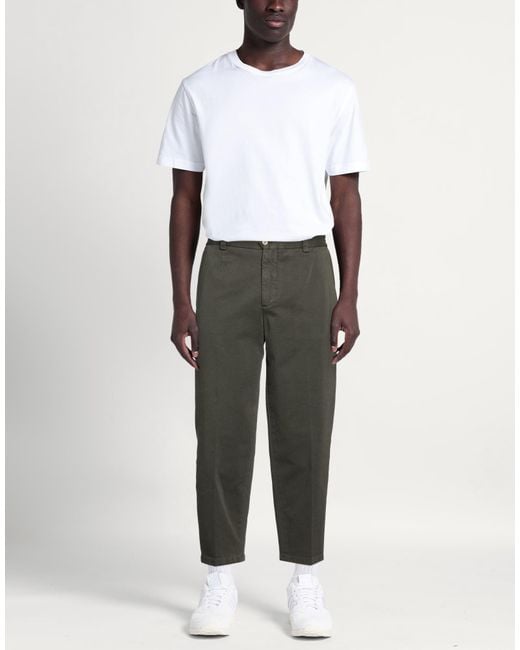 Briglia 1949 Gray Pants Cotton for men
