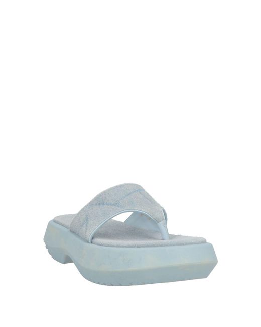 Acne Blue Thong Sandal