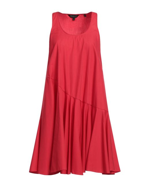 Armani Exchange Red Mini Dress