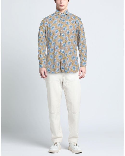Camisa Orian de hombre de color Blue