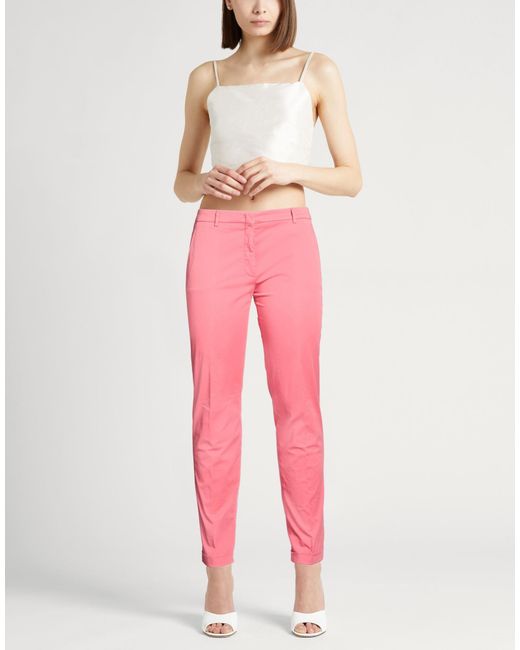 Incotex Pink By Slowear Pants Cotton, Elastane