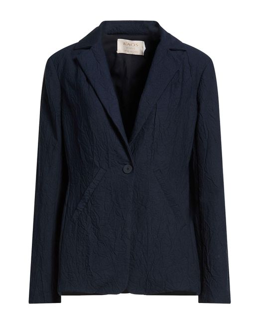 Kaos Blue Blazer Polyester, Viscose