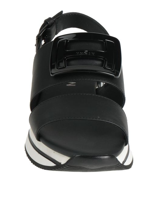 Hogan Black Sandals