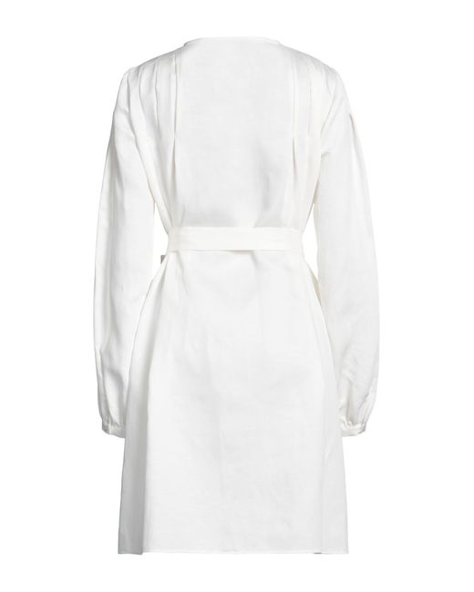 Rochas White Mini Dress