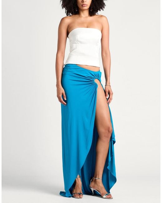 Christopher Esber Blue Maxi Dress Viscose