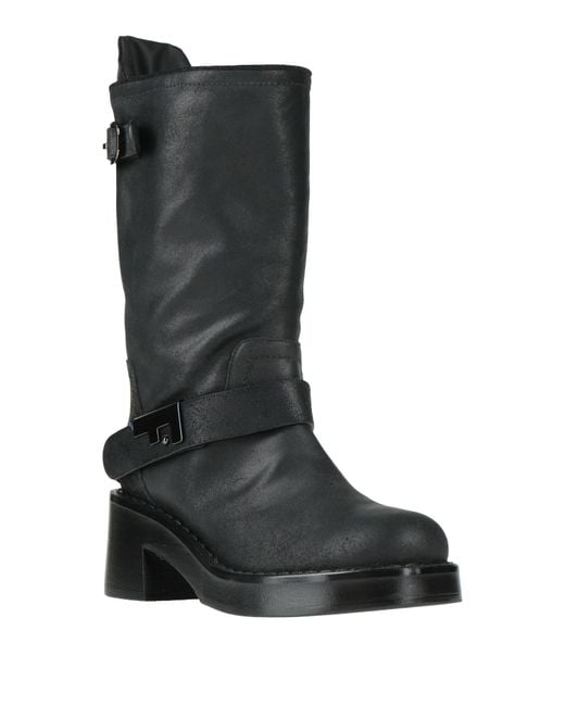 Fabi Black Ankle Boots