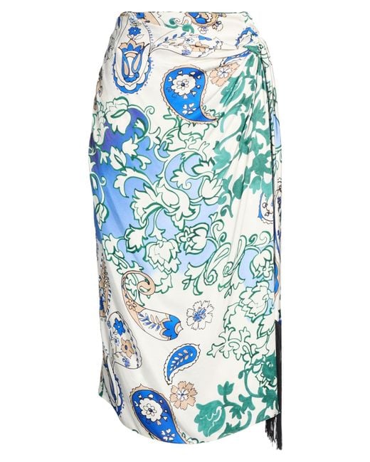 Marella Blue Midi Skirt