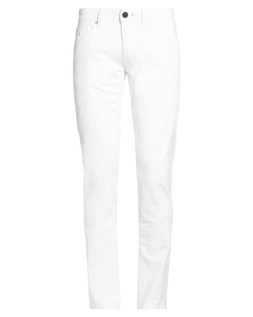 Tramarossa White Jeans Cotton, Elastane for men