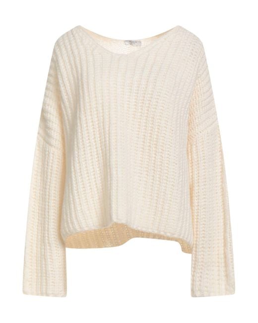 Peserico Natural Ivory Sweater Alpaca Wool, Polyamide, Virgin Wool