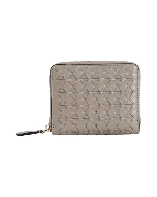 Serapian Gray Wallet Soft Leather