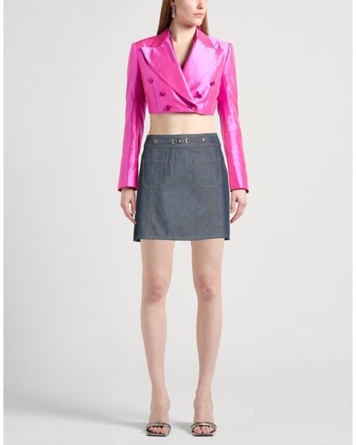 Céline Blue Denim Skirt