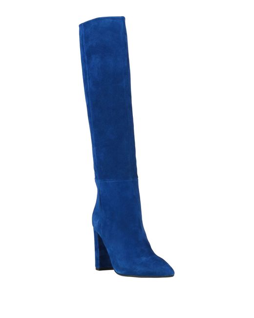 Anna F. Blue Boot Leather